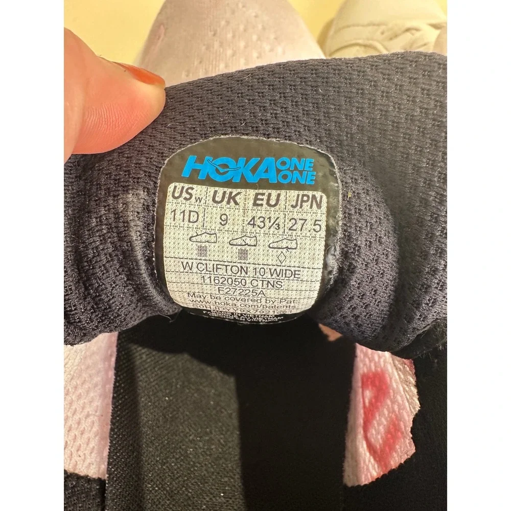 Hoka Pink and White Athletic Shoes - Picture 6 of 6